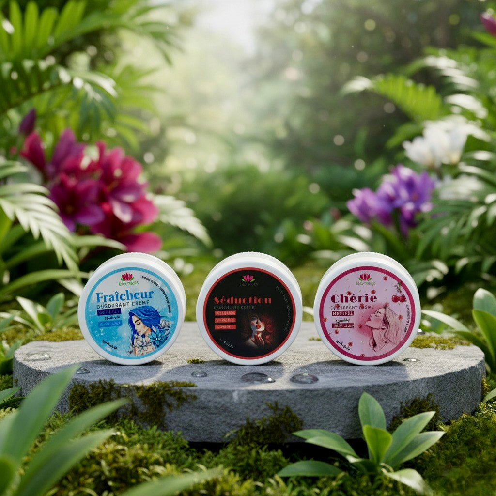 Trio crème déodorant bio ness