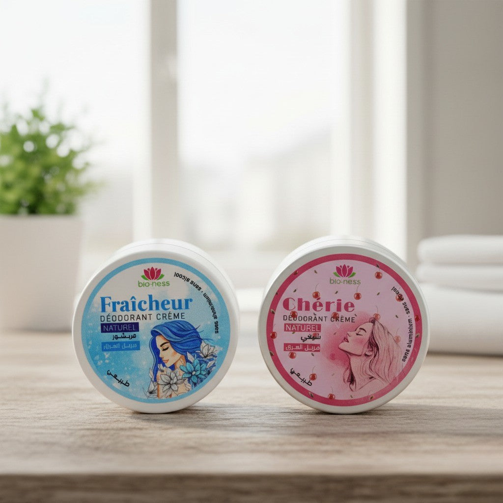 Crème déodorant bio ness pack