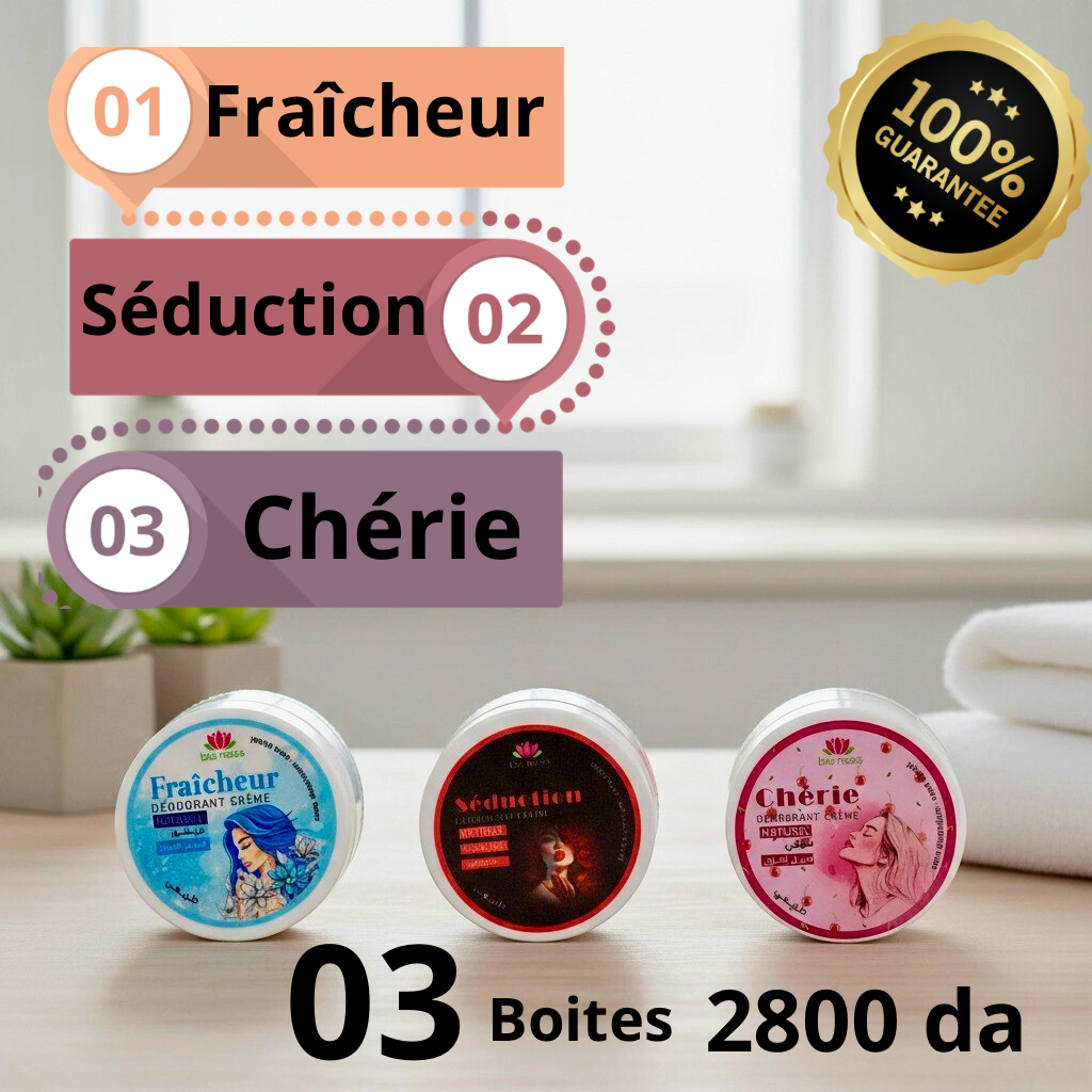 Crème déodorant bio ness